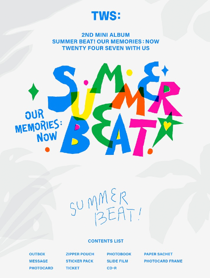 TWS - SUMMER BEAT! (2ND MINI ALBUM) SET + Weverse Gift