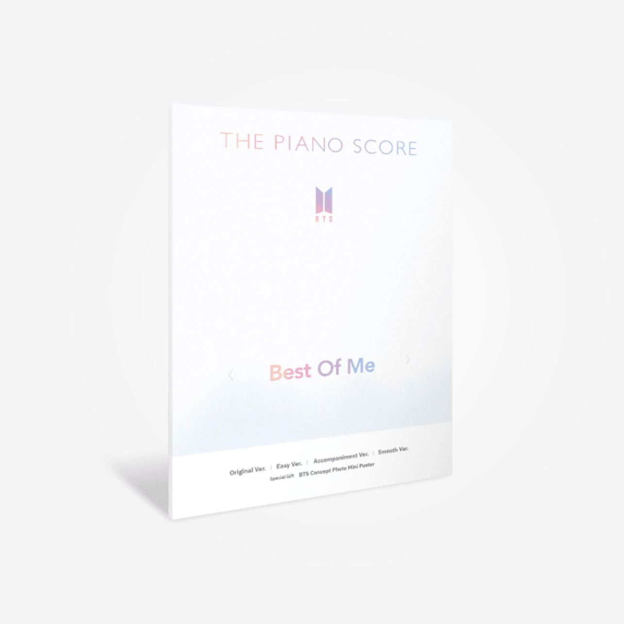 BTS - THE PIANO SCORE : BEST OF ME