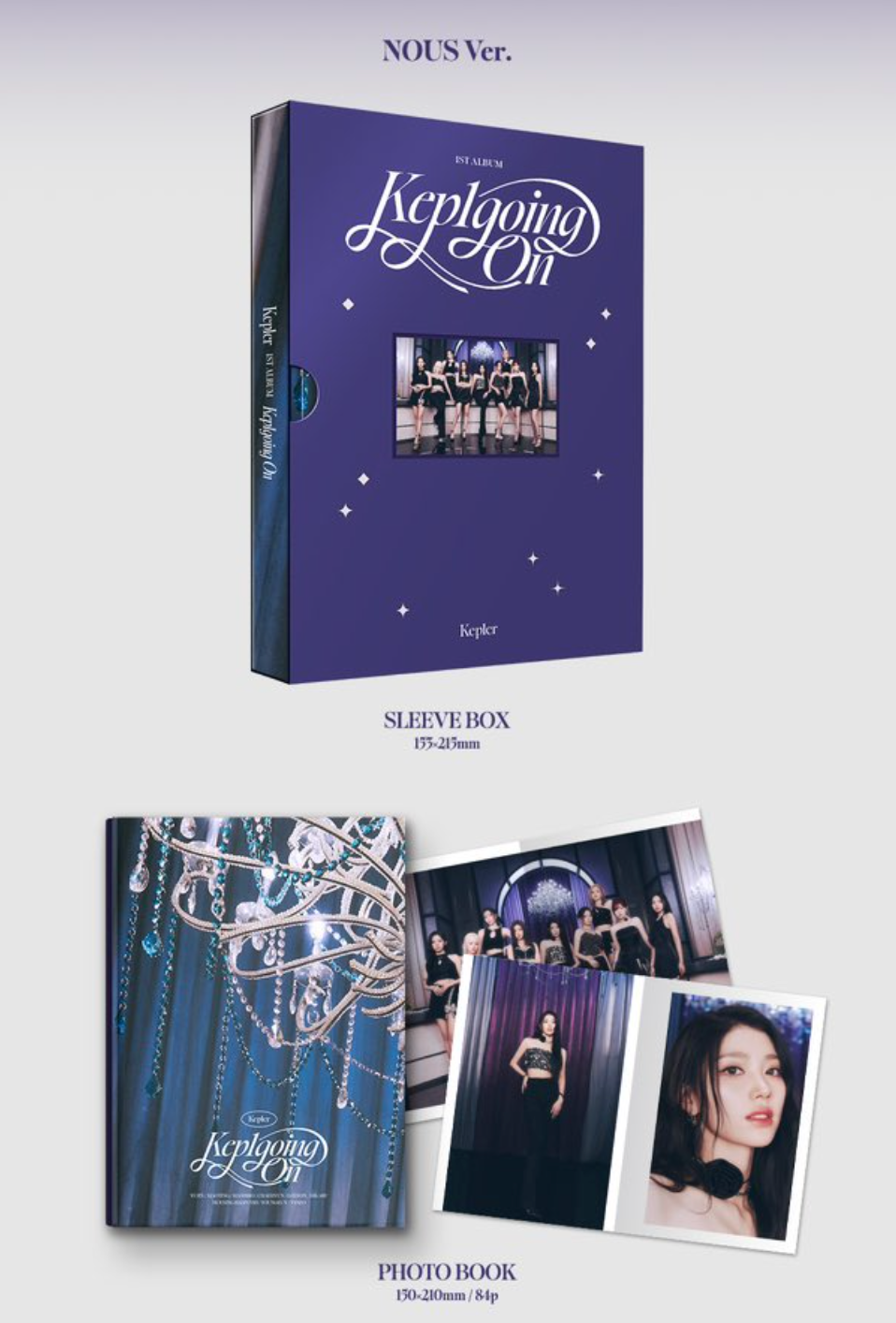 KEP1ER - KEP1GOING ON (1ST ALBUM) + Makestar Photocard