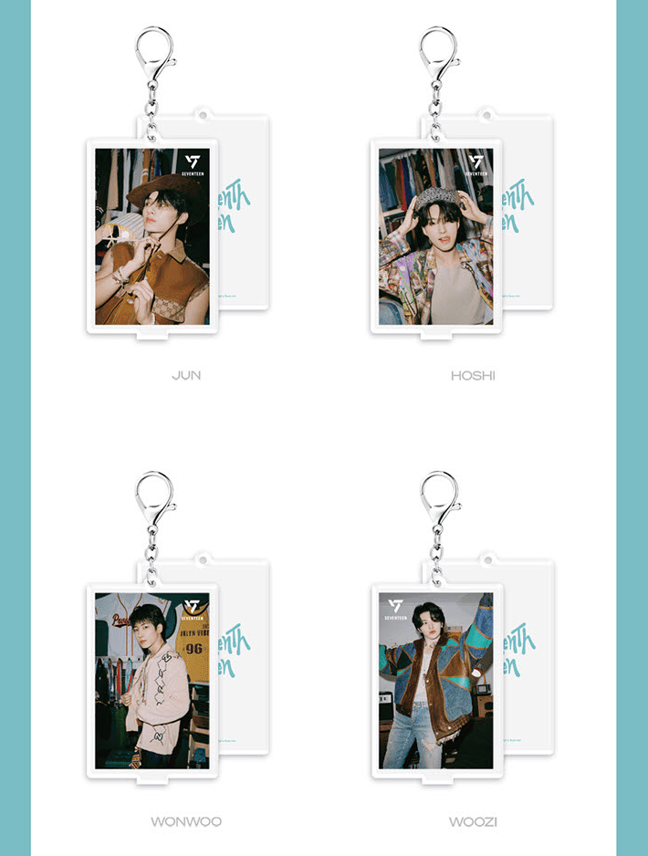 SEVENTEEN - 3D LENTICULAR ACRYLIC KEYRING & STAND