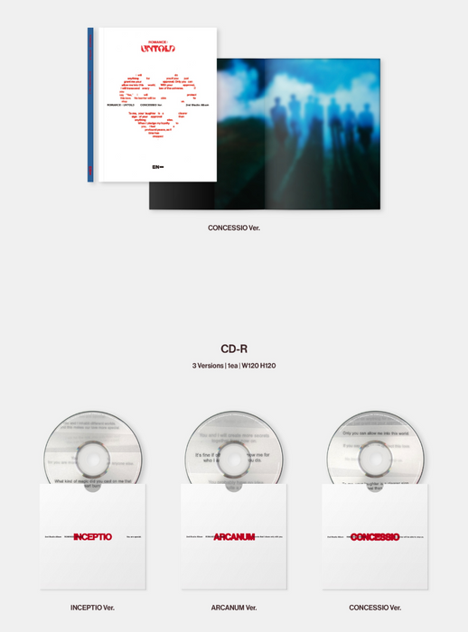 ENHYPEN - ROMANCE : UNTOLD (2ND STUDIO ALBUM) + Weverse Gift