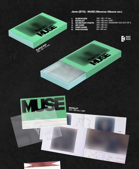 JIMIN (BTS) - MUSE (WEVERSE ALBUMS VER.)