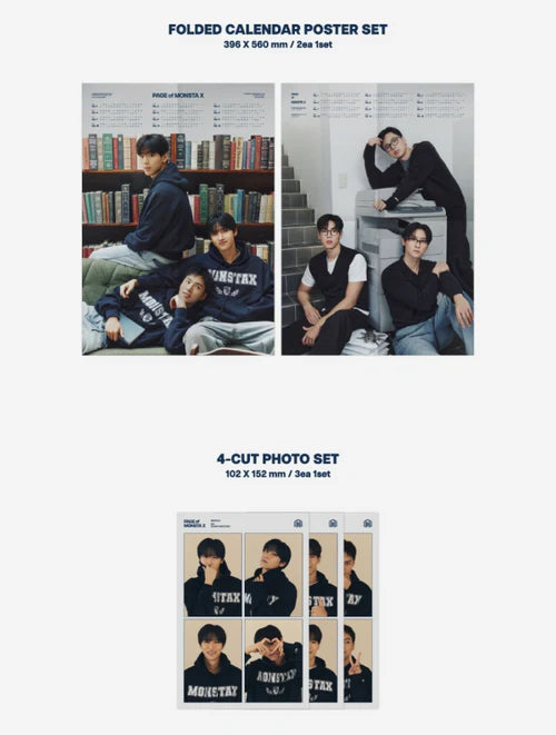 MONSTA X - 2025 SEASON'S GREETINGS (PAGE OF MONSTA X) + Soundwave Photocard