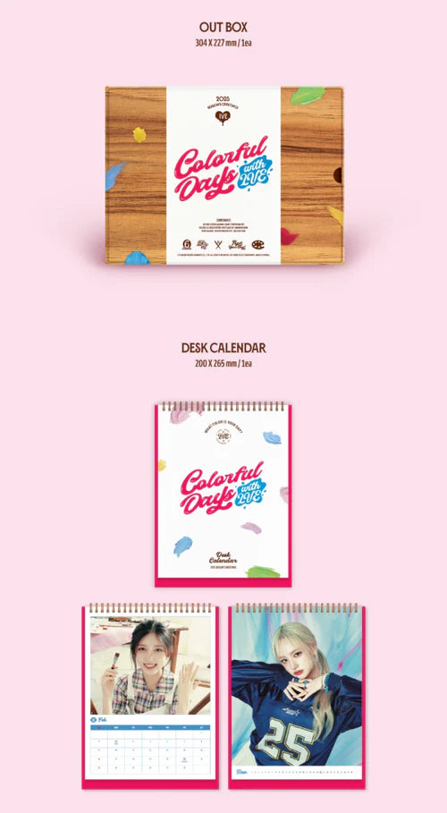 IVE - 2025 SEASON'S GREETINGS (COLORFUL DAYS WITH IVE) + Soundwave Photocard