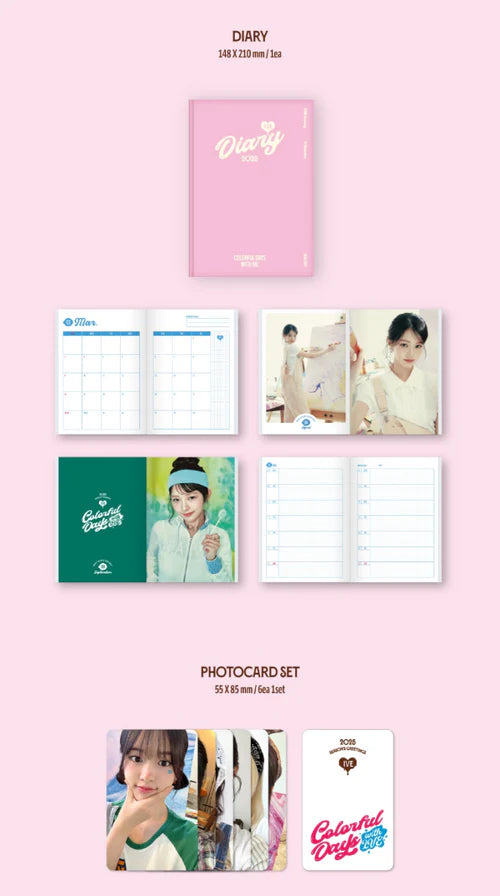 IVE - 2025 SEASON'S GREETINGS (COLORFUL DAYS WITH IVE) + Soundwave Photocard