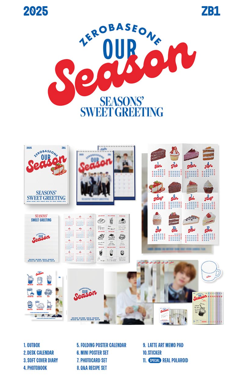 ZB1 - 2025 SEASON'S GREETINGS (OUR SEASON : SEASONS' SWEET GREETING)