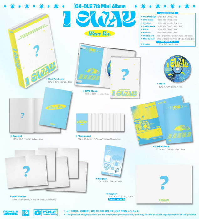 (G)I-DLE - I SWAY (7TH MINI ALBUM) SET + Weverse Gift