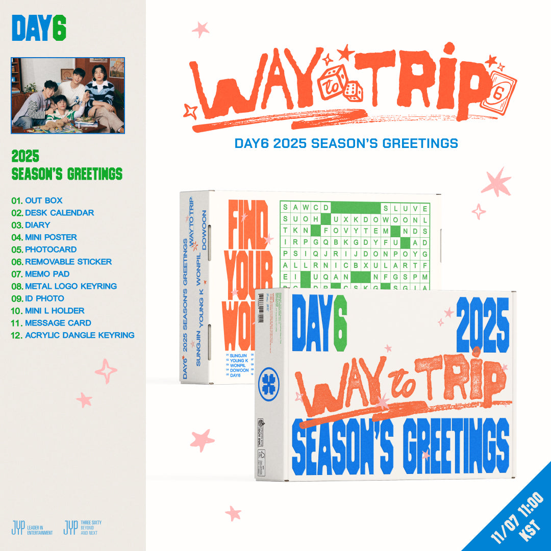 DAY6 - 2025 SEASON'S GREETINGS (WAY TO TRIP)