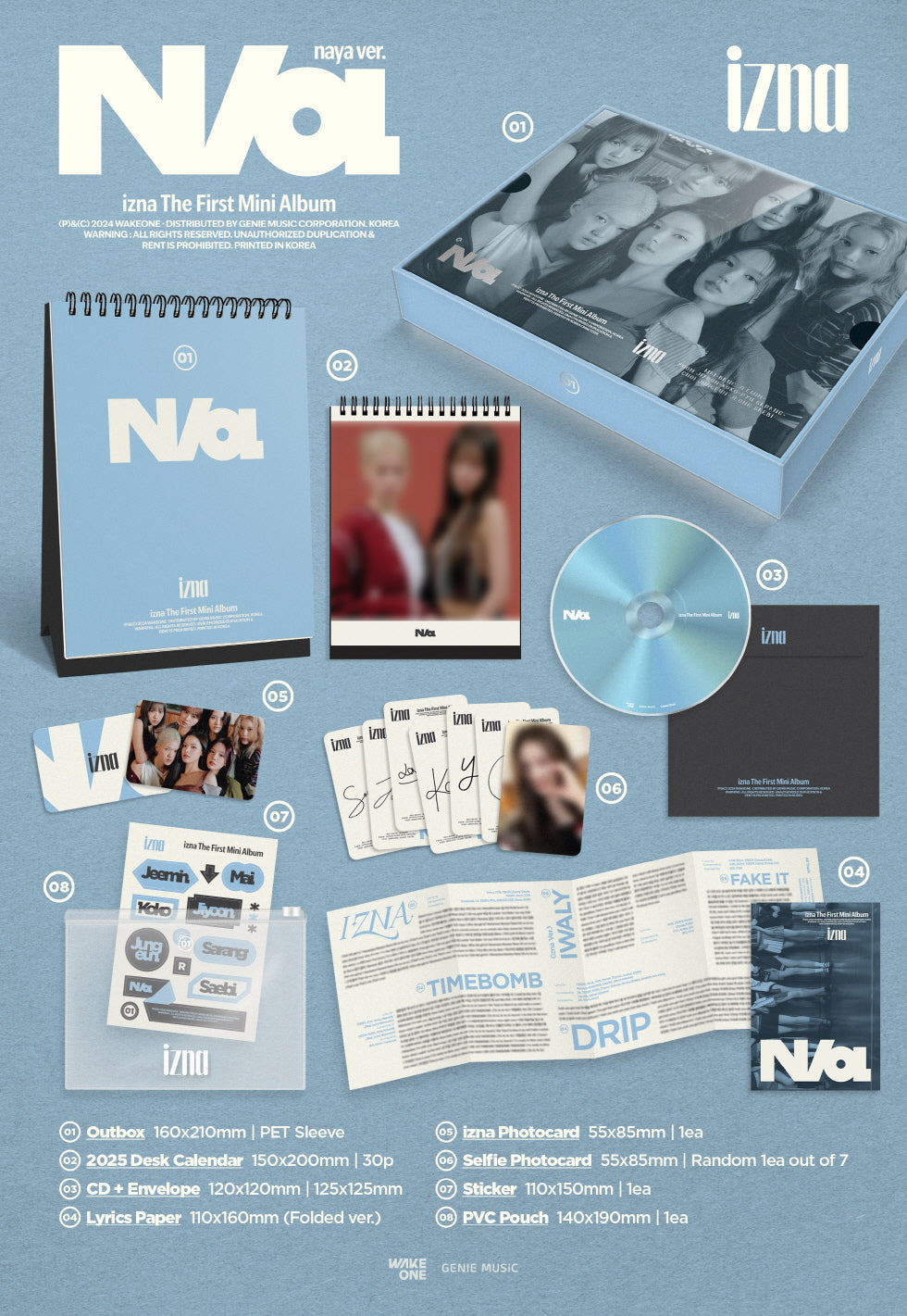 IZNA - N/A (NAYA VER.) (2025 CALENDAR VER.)