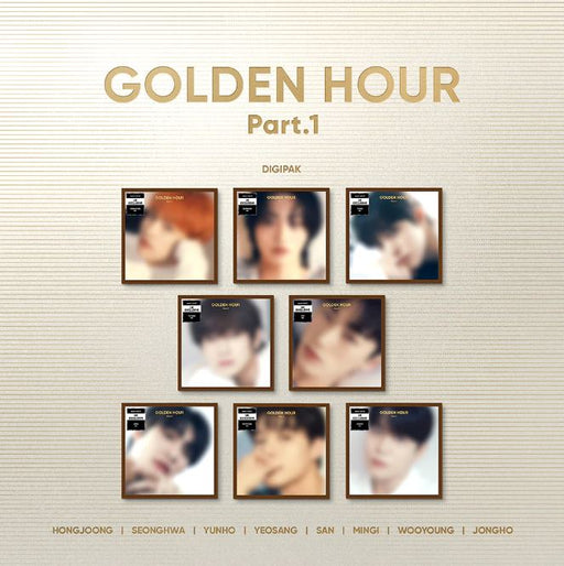 ATEEZ - GOLDEN HOUR : PART 1 (DIGIPAK VER.) hello82 UK Exclusive Nolae