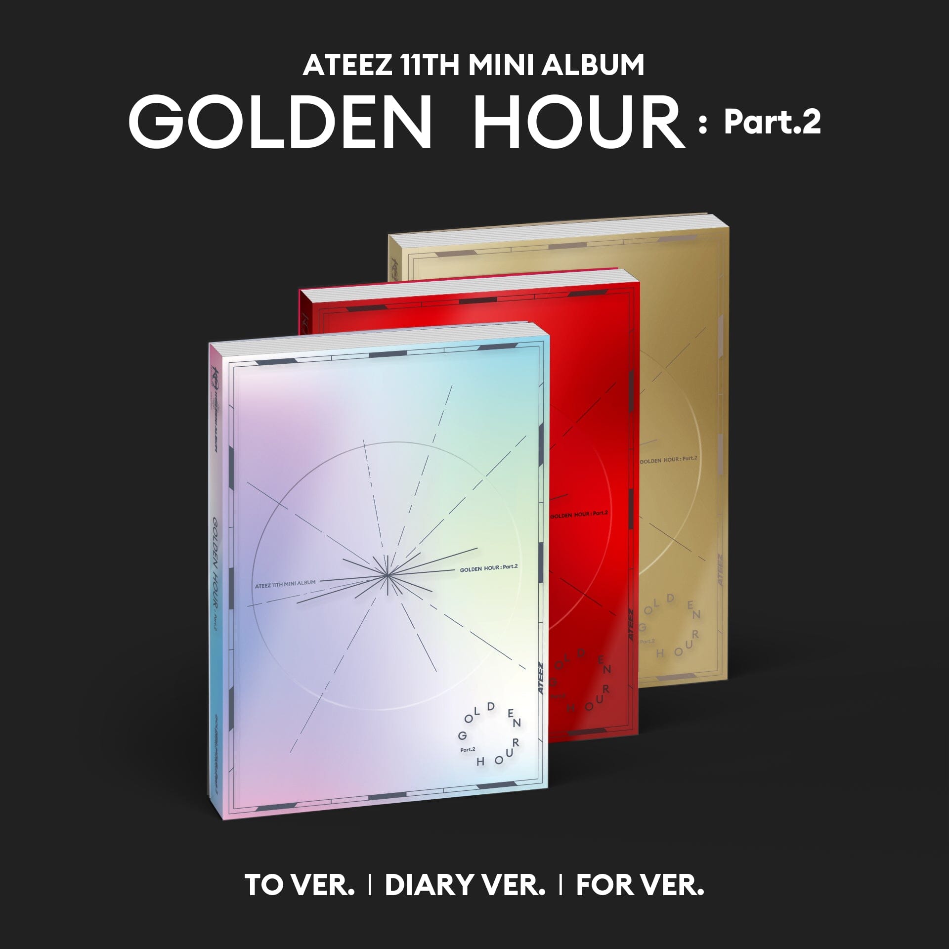 ATEEZ - GOLDEN HOUR : PART.2 SET + TOKTOQ Gift Nolae