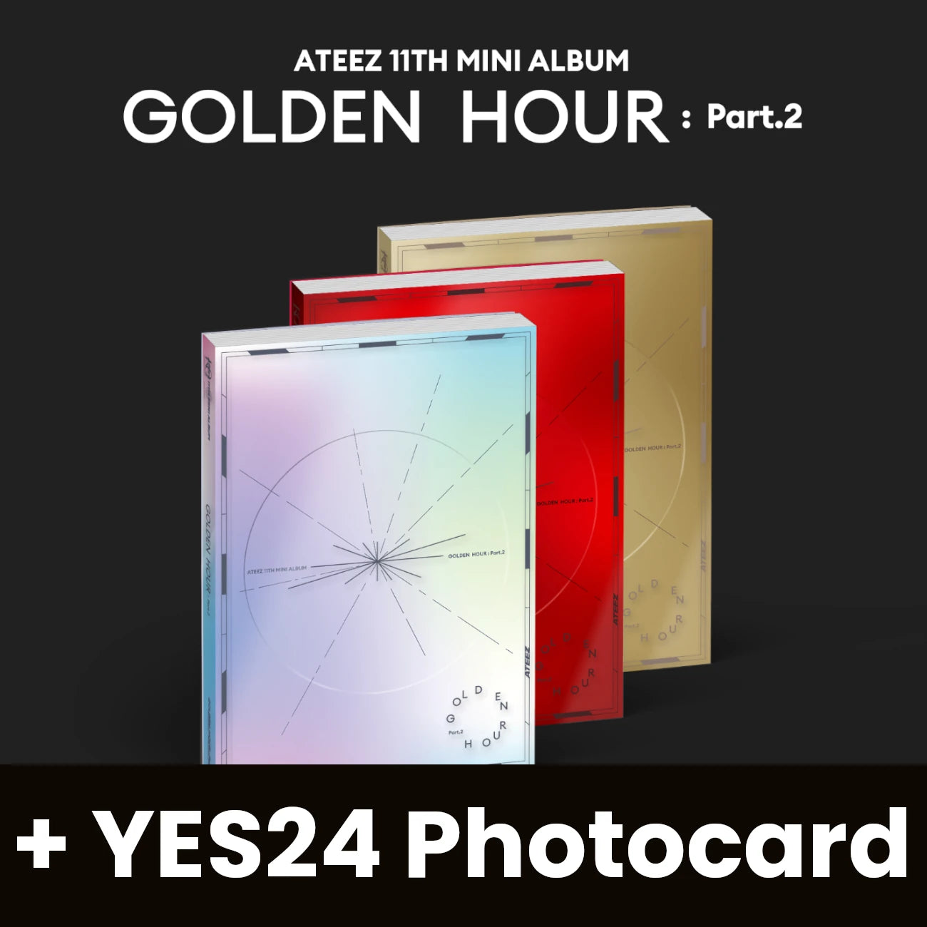 ATEEZ - GOLDEN HOUR: PART.2 + YES24 Photocard Nolae