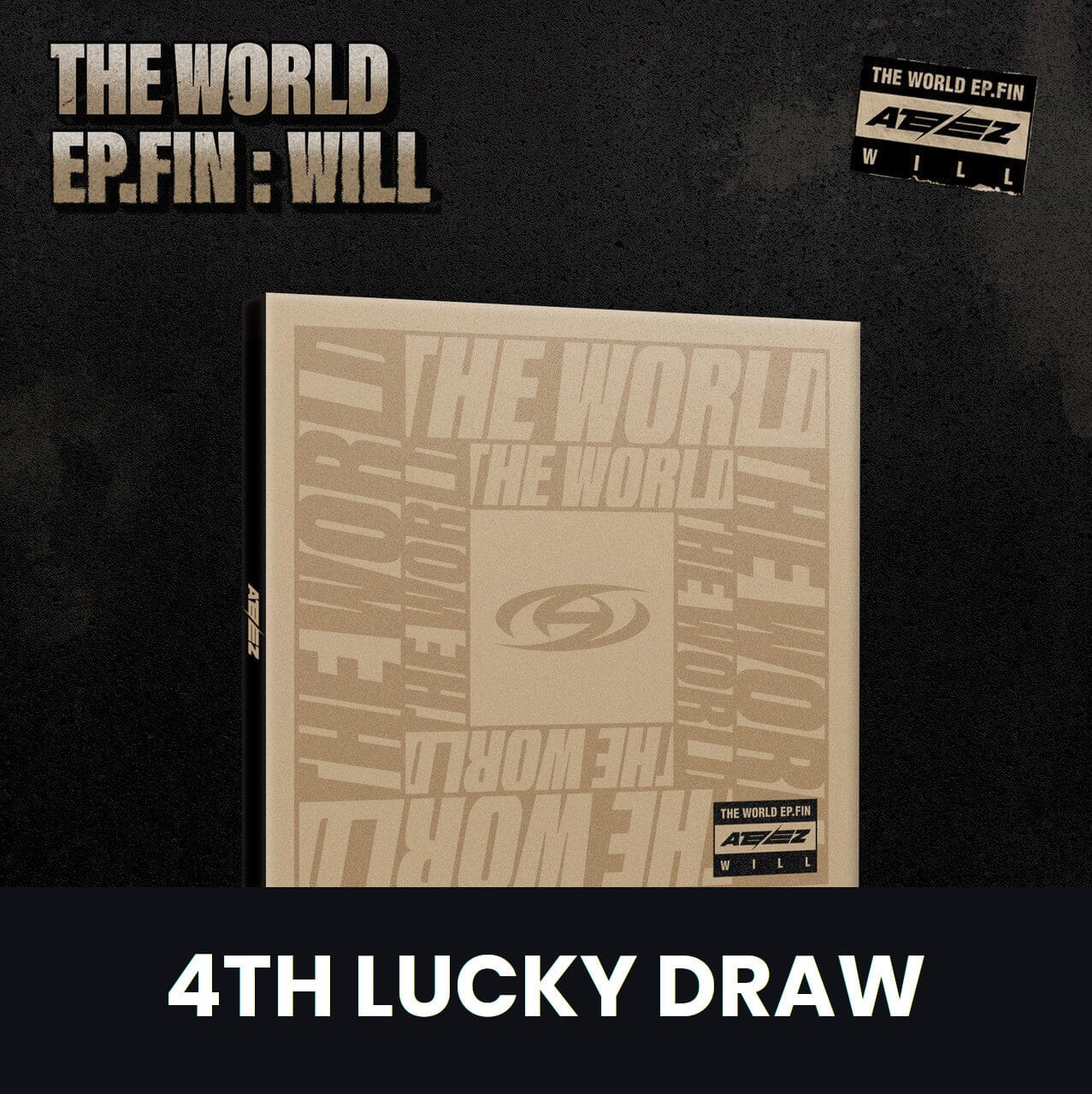 ATEEZ - THE WORLD EP.FIN : WILL (DIGIPAK VER.) 4TH LUCKY DRAW Nolae