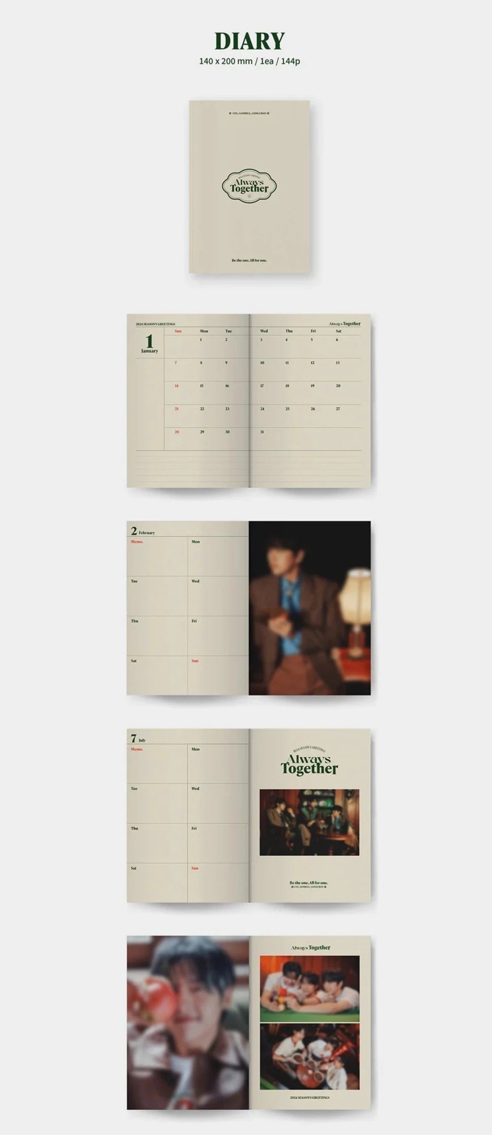 B1A4 - 2024 SEASON'S GREETINGS (ALWAYS TOGETHER) Nolae Kpop