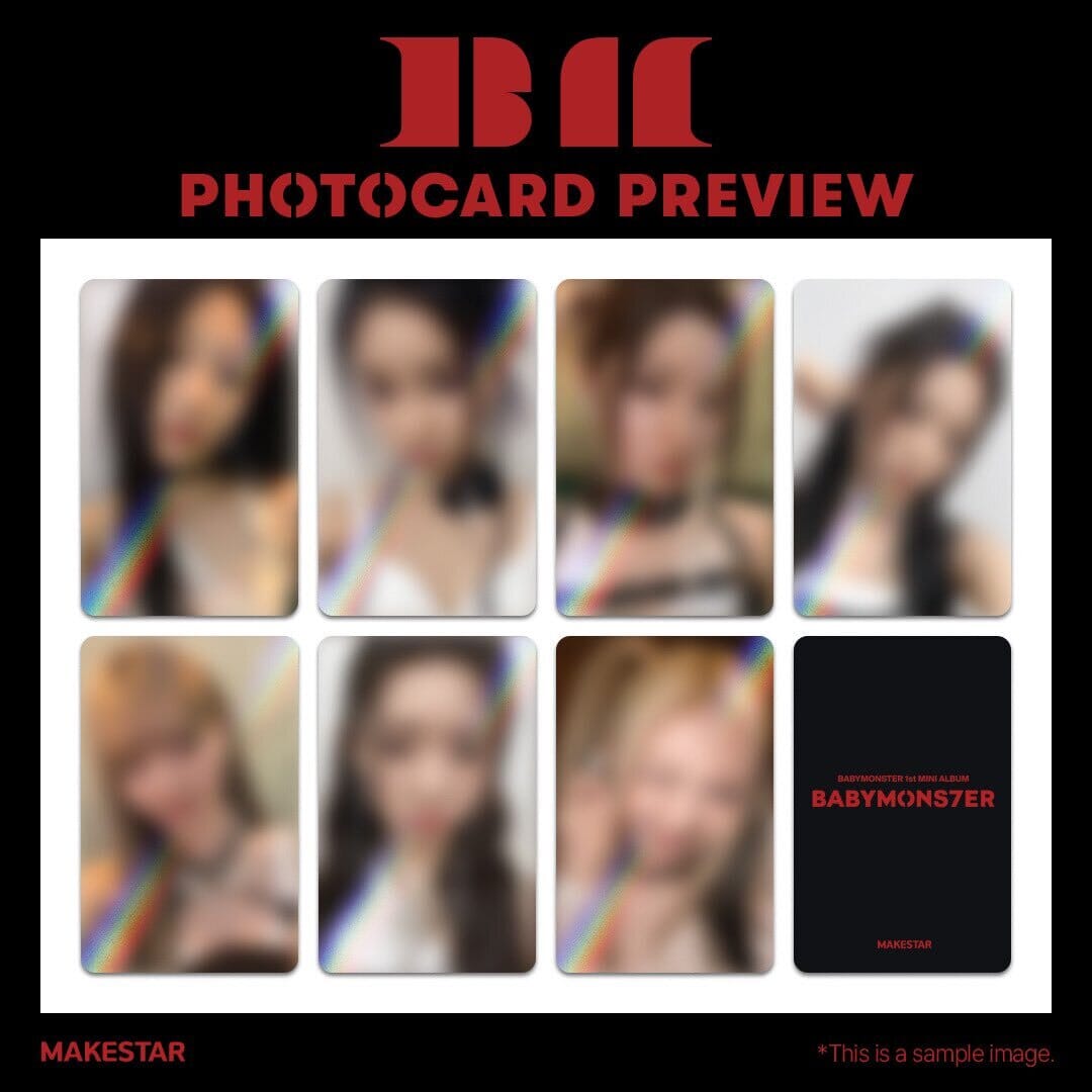 BABYMONSTER - BABYMONS7ER (1ST MINI ALBUM) YG TAG ALBUM VER. + Makestar Photocard Nolae