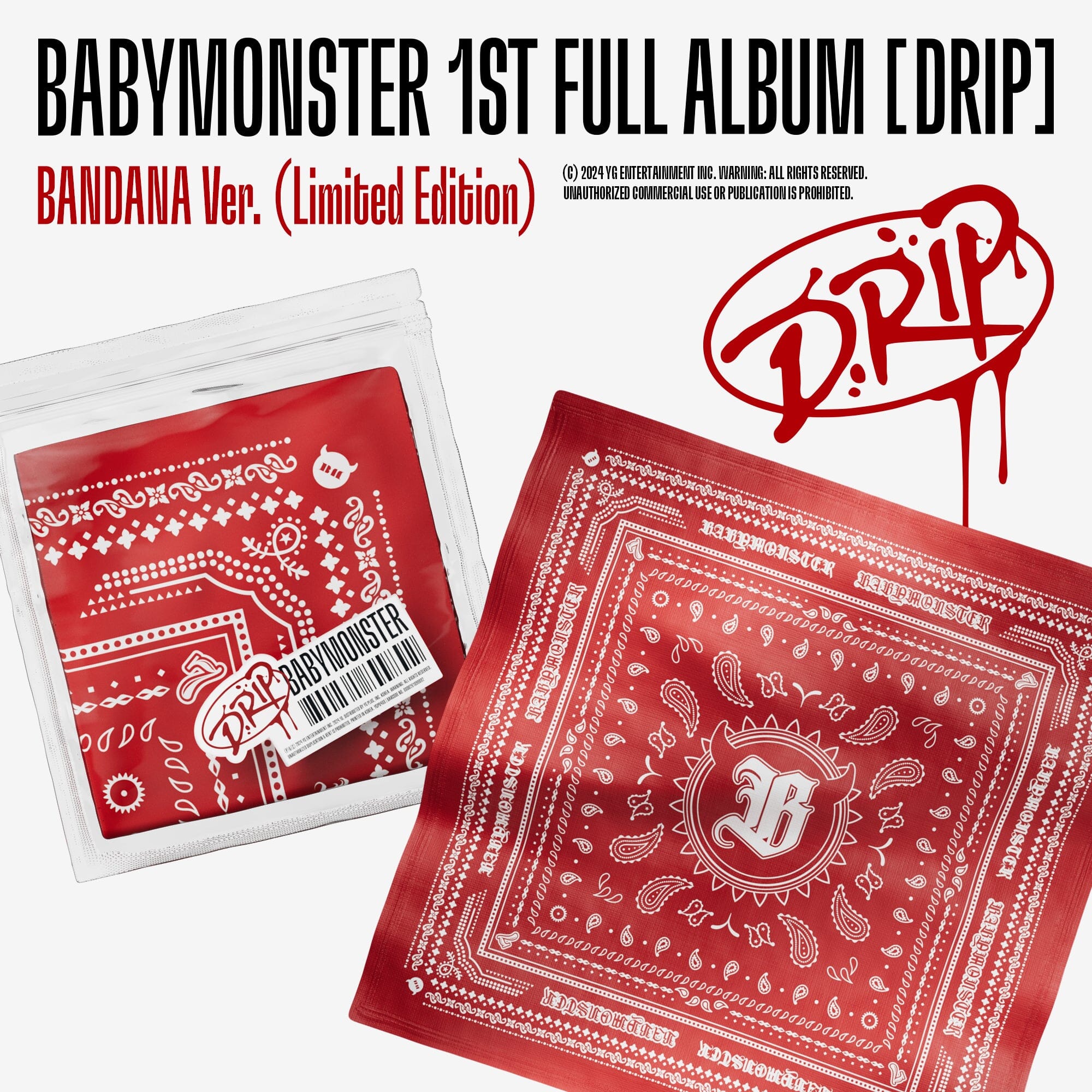 BABYMONSTER - DRIP (BANDANA VER.) (LIMITED EDITION) Nolae