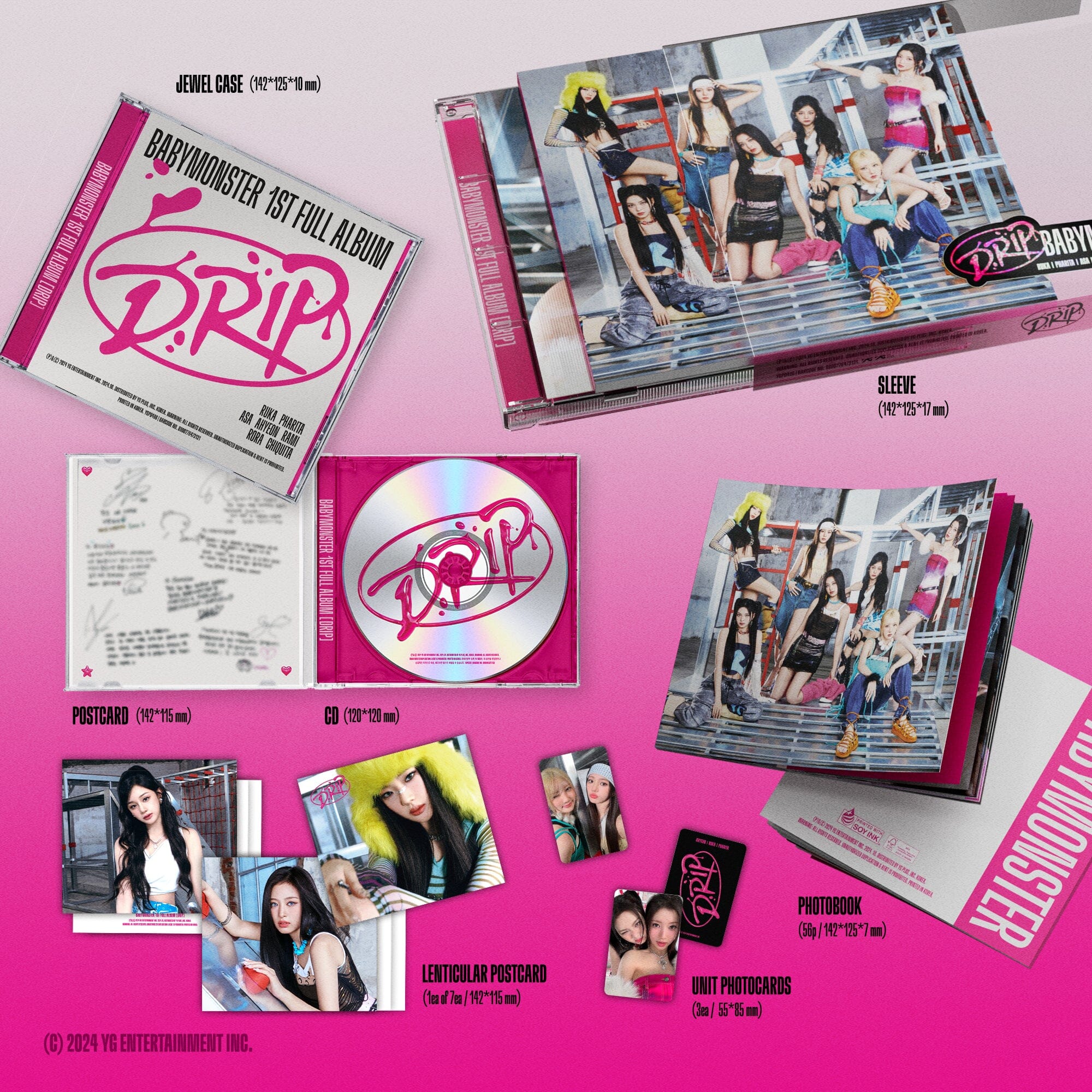 BABYMONSTER - DRIP (JEWEL CASE VER.) Nolae