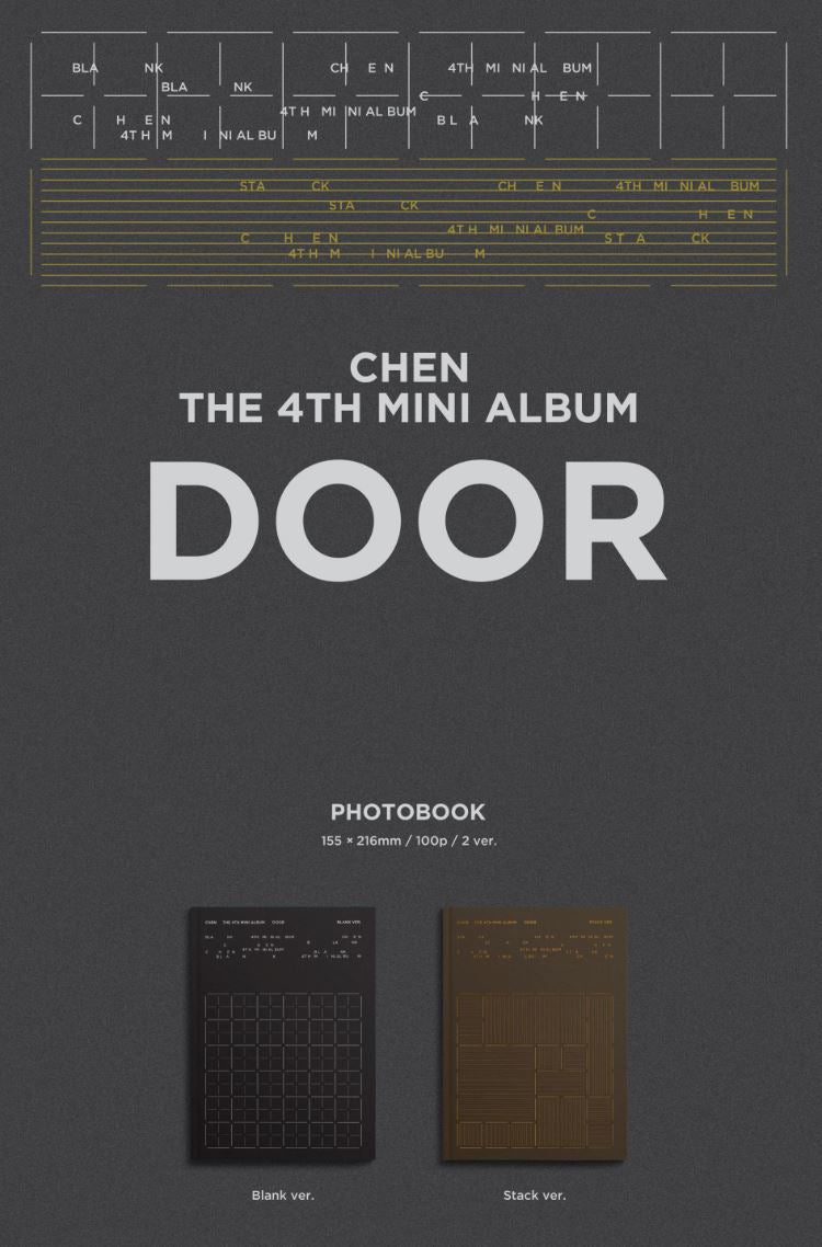 CHEN (EXO) - DOOR (THE 4TH MINI ALBUM) + Soundwave Photocard Nolae