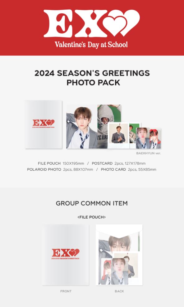 EXO - PHOTO PACK (2024 SEASON'S GREETINGS OFFICIAL MD) Nolae