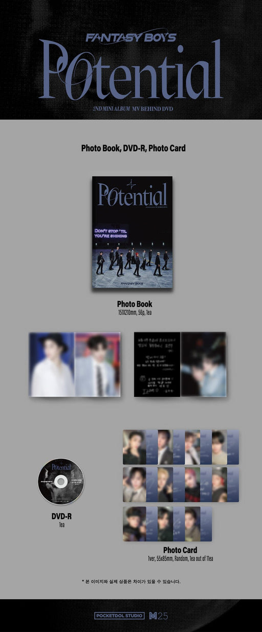 FANTASY BOYS - POTENTIAL DVD (2ND MINI ALBUM MV BEHIND DVD) Nolae