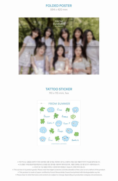 FROMIS_9 - PHOTOBOOK 'FROM SUMMER' + Weverse Gift Nolae