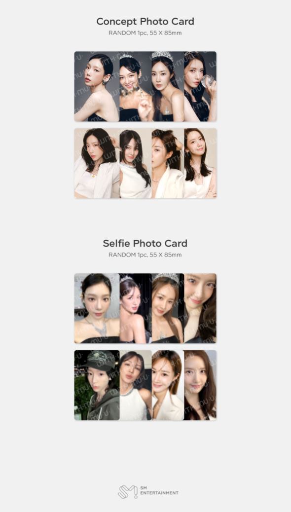 GIRLS' GENERATION - RANDOM TRADING CARD SET (2024 SEASON'S GREETINGS OFFICIAL MD) Nolae