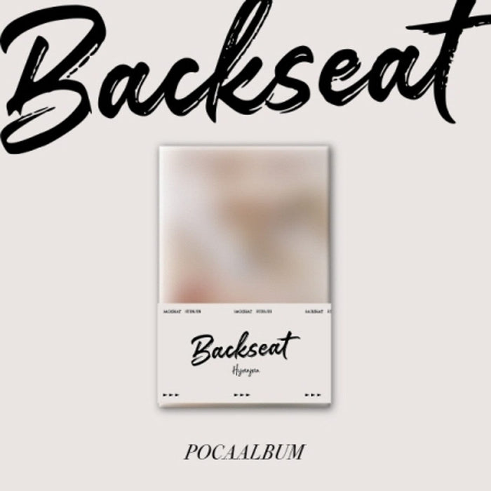 HYUNJUN (THE BOYZ) - BACKSEAT (5TH SINGLE ALBUM) POCA ALBUM Nolae