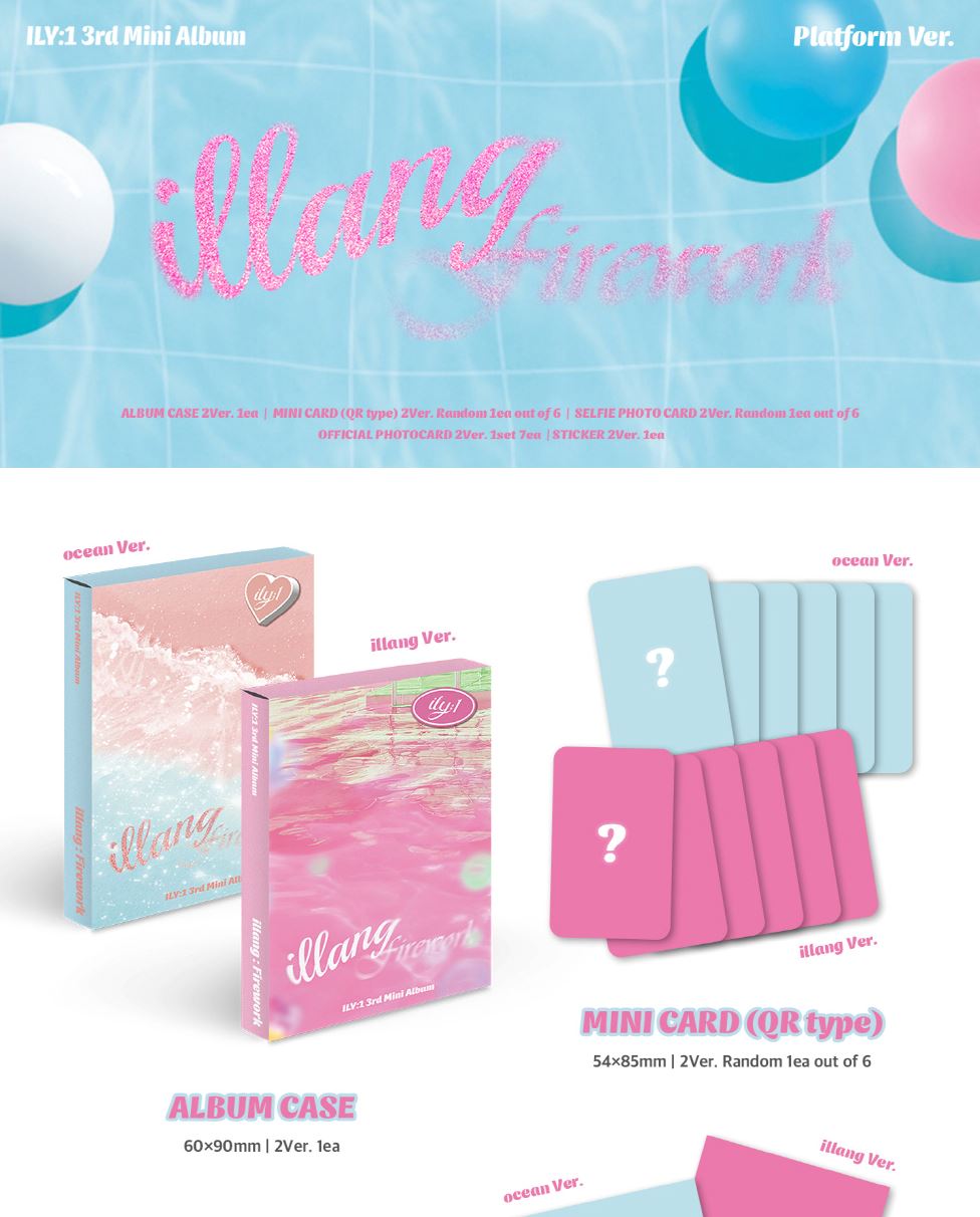 ILY:1 - ILLANG:FIREWORK (3RD MINI ALBUM) PLATFORM VER. Nolae