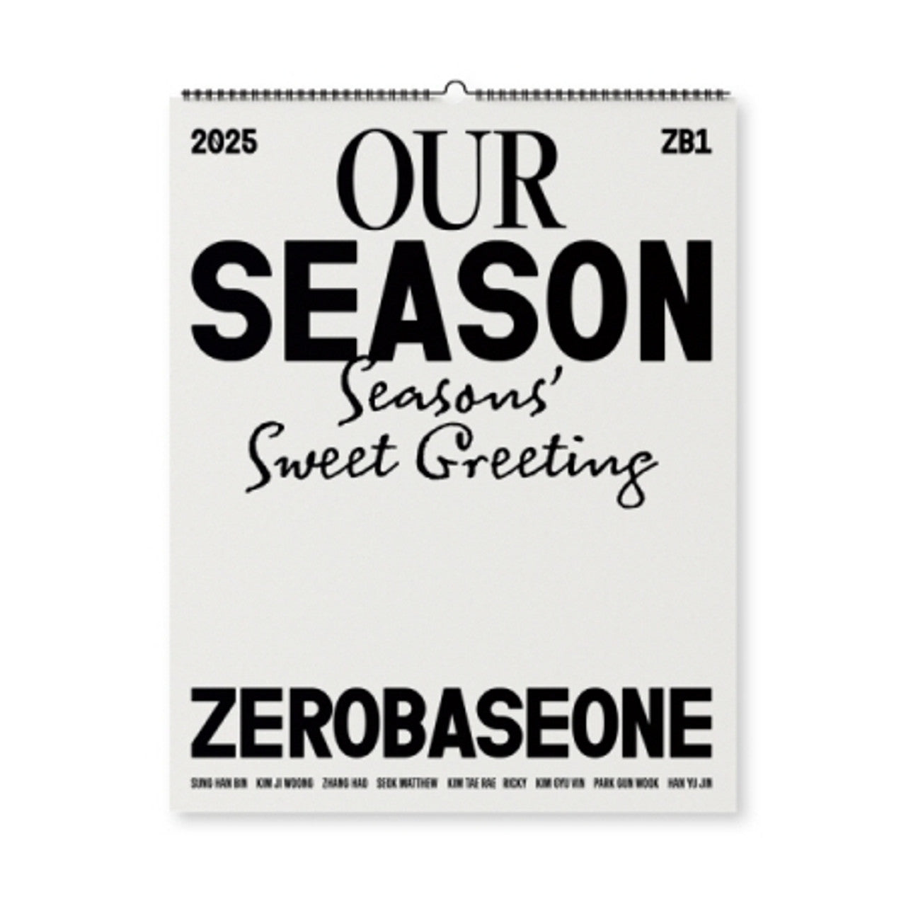 ZB1 - WALL CALENDAR (OUR SEASON : SEASONS' SWEET GREETING)