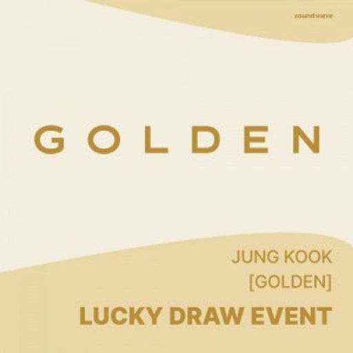 JUNGKOOK (BTS) - GOLDEN (1ST SOLO ALBUM) 2ND LUCKY DRAW Nolae