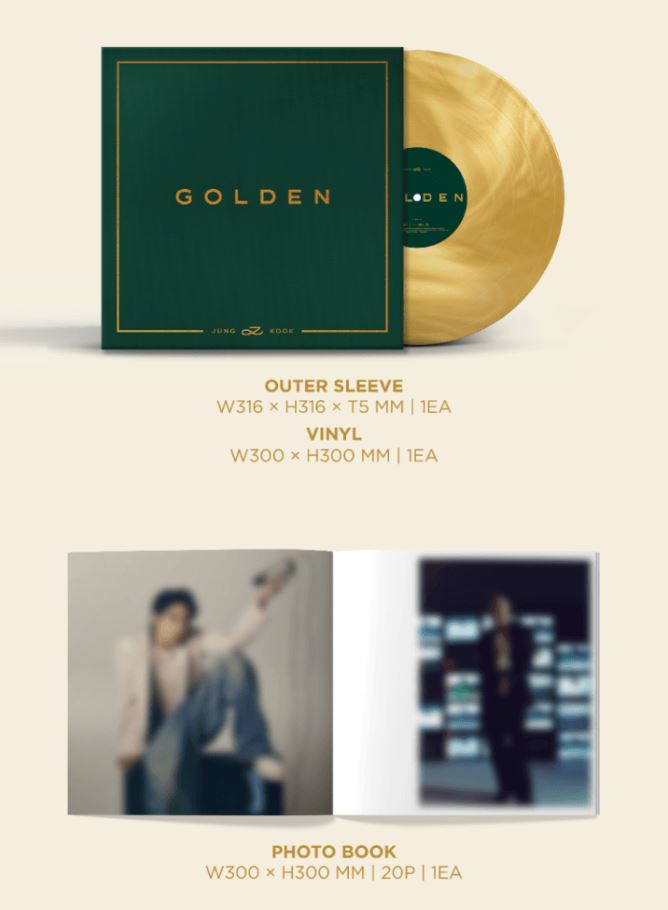 JUNGKOOK (BTS) - GOLDEN (LP) Nolae