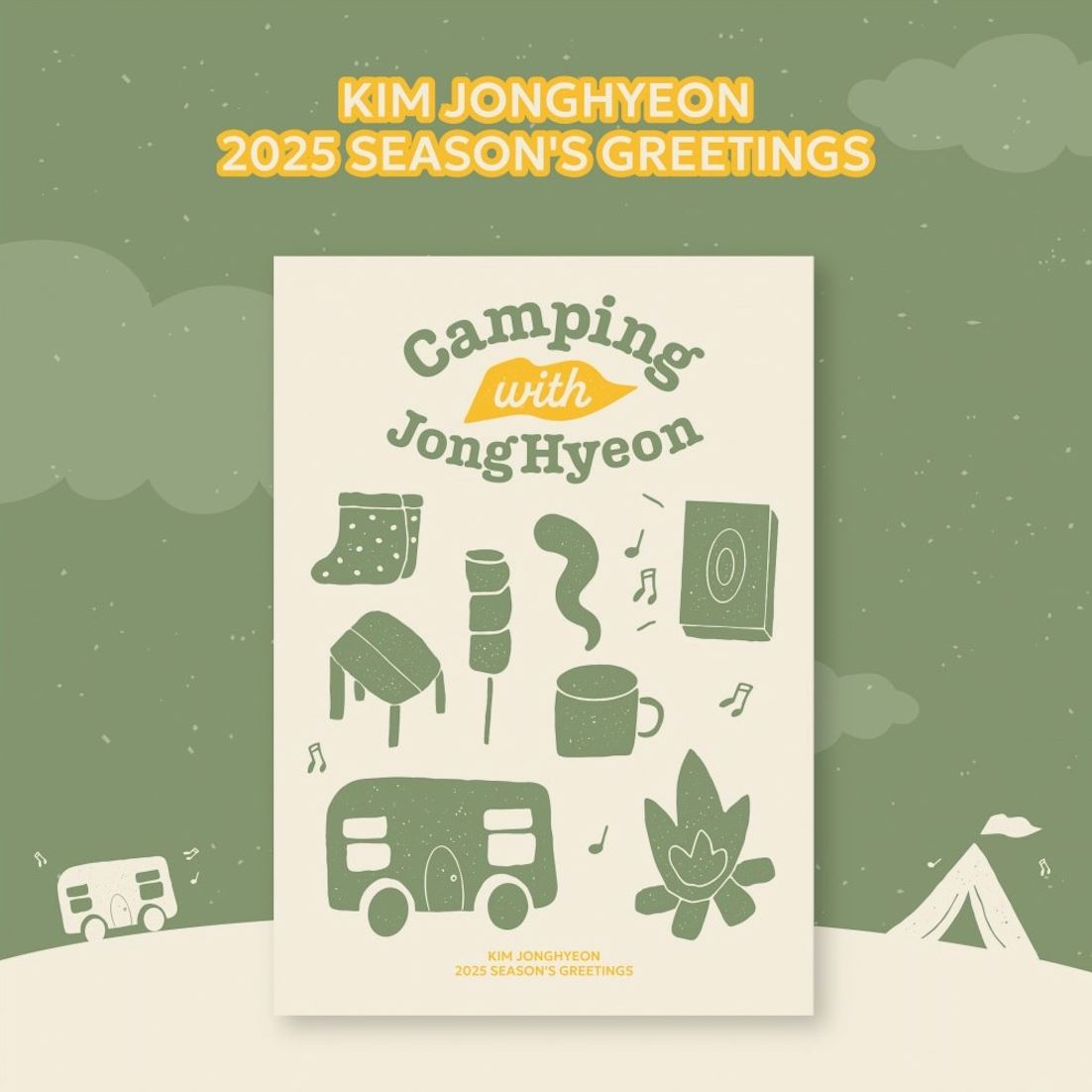 KIM JONGHYEON - 2025 SEASON'S GREETINGS (CAMPING WITH JONGHYEON) Nolae