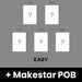 LE SSERAFIM - EASY (3RD MINI ALBUM) COMPACT VER. + Makestar POB Nolae