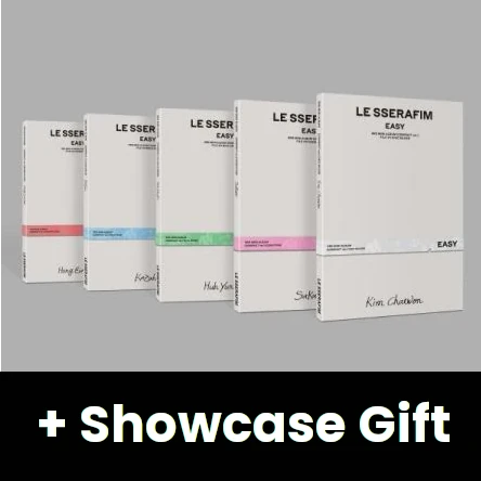 LE SSERAFIM - EASY (3RD MINI ALBUM) COMPACT VER. SET + Weverse Showcase Gift Nolae