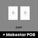 LE SSERAFIM - EASY (3RD MINI ALBUM) WEVERSE ALBUMS VER. + Makestar POB Nolae