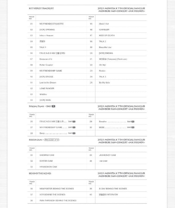 MONSTA X - MX FRIENDS (2023 7TH OFFICIAL FAN-CONCERT) Nolae