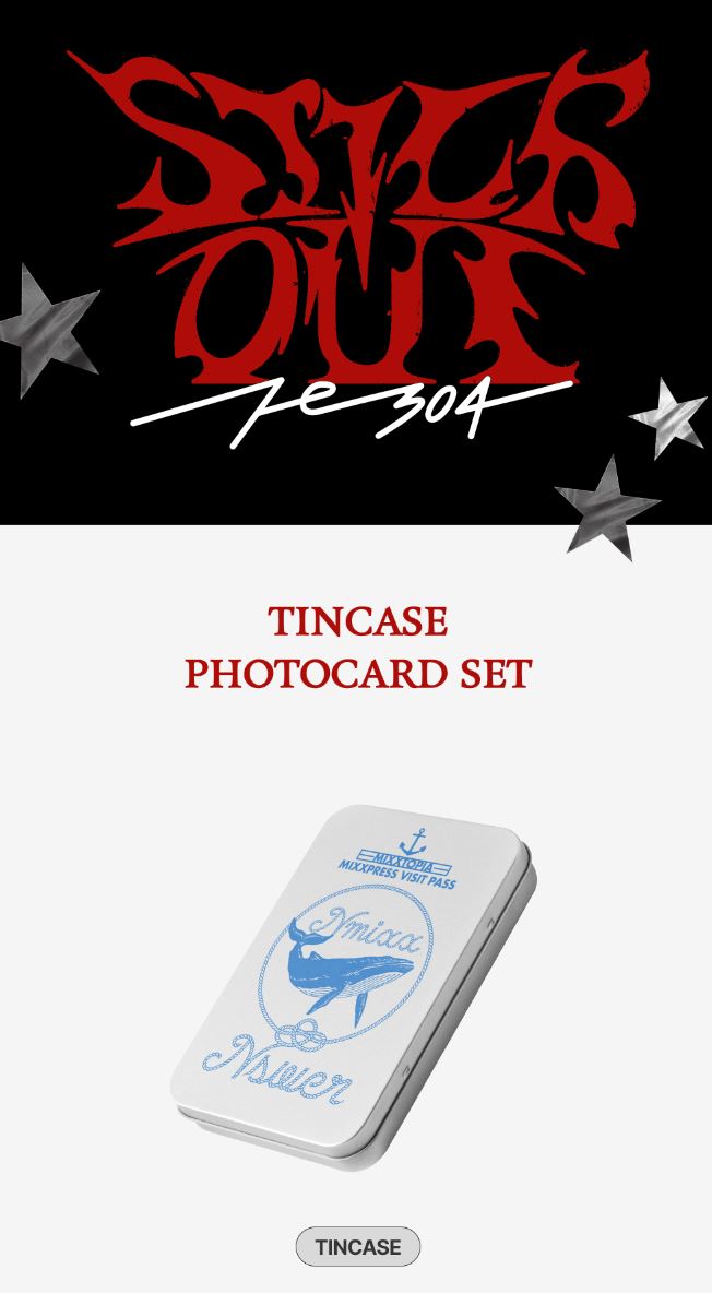 NMIXX - TINCASE PHOTOCARD SET (FE3O4: STICK OUT POP-UP) Nolae