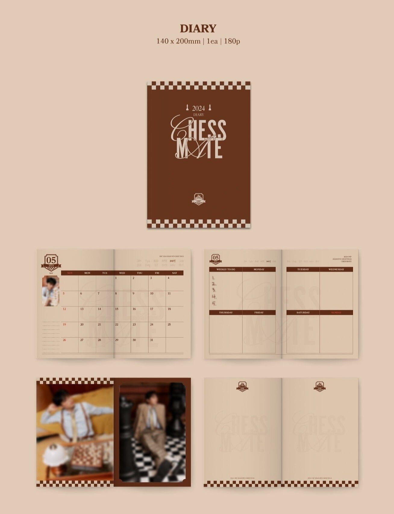 ONF - 2024 SEASON'S GREETINGS (CHESSMATE) Nolae Kpop