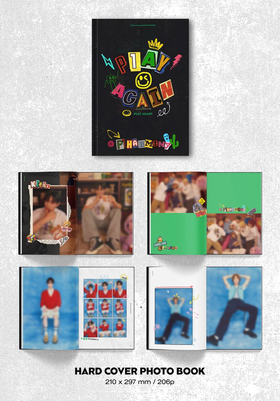 P1HARMONY - P1AY AGAIN (4TH PHOTO BOOK) + Soundwave Photocards Nolae