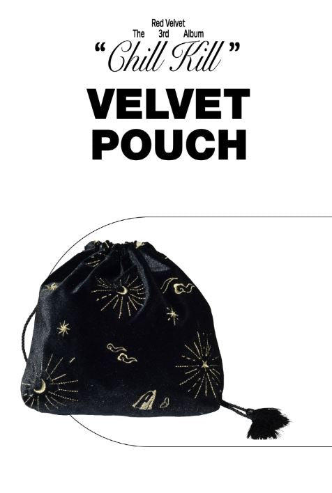 RED VELVET - VELVET POUCH (CHILL KILL) Nolae