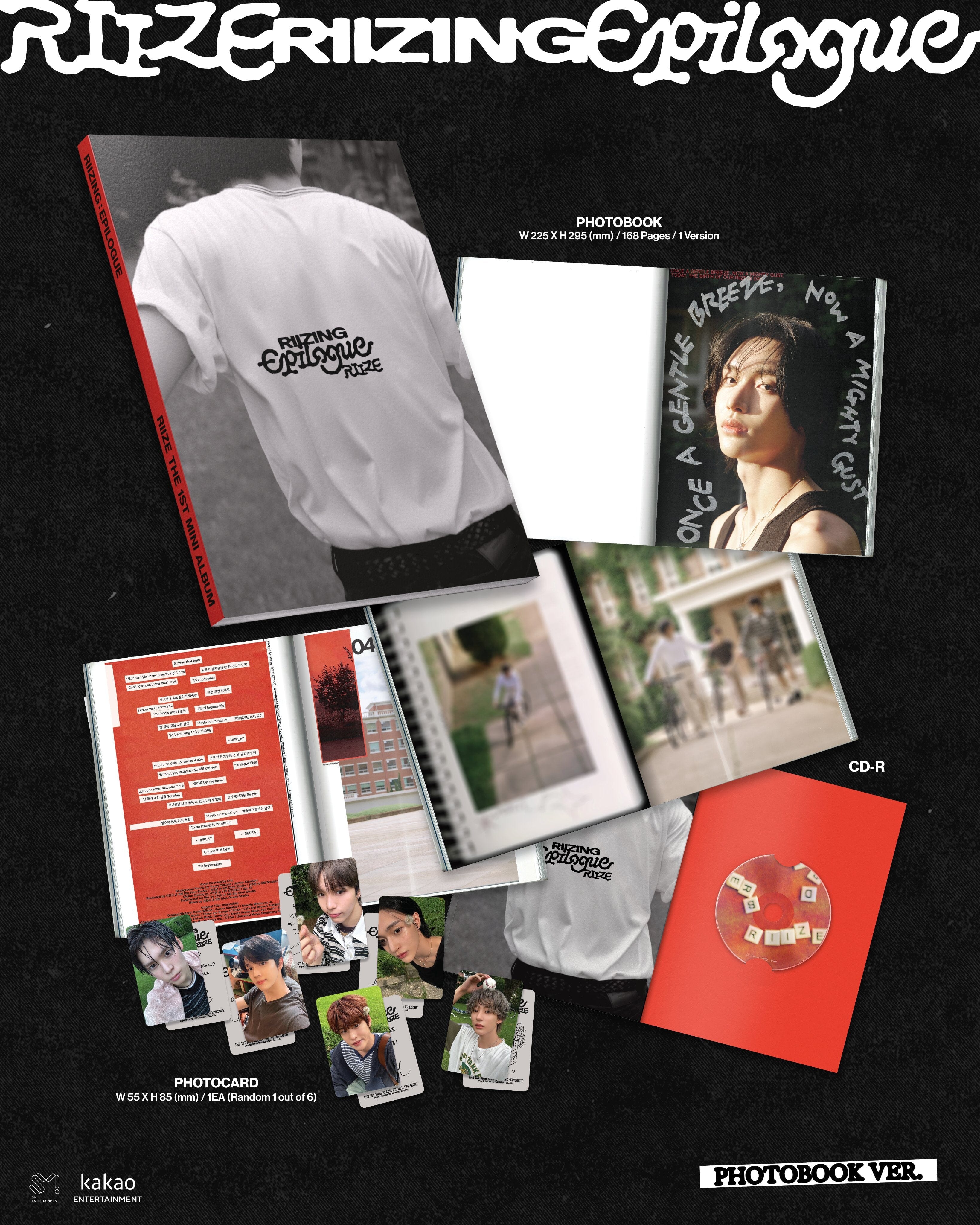 RIIZE - RIIZING : EPILOGUE (PHOTOBOOK VER.) + Soundwave Photocard Nolae