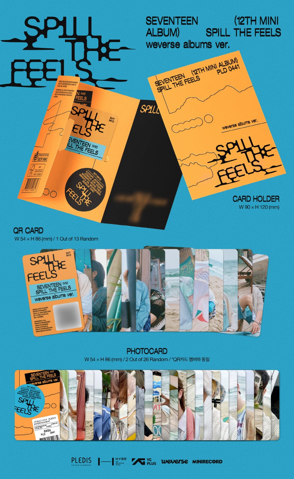 SEVENTEEN - SPILL THE FEELS (WEVERSE ALBUMS VER.) + Makestar Gift Nolae