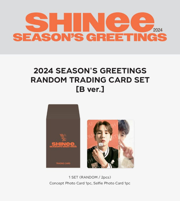 SHINEE - RANDOM TRADING CARD SET (2024 SEASON'S GREETINGS OFFICIAL MD) Nolae