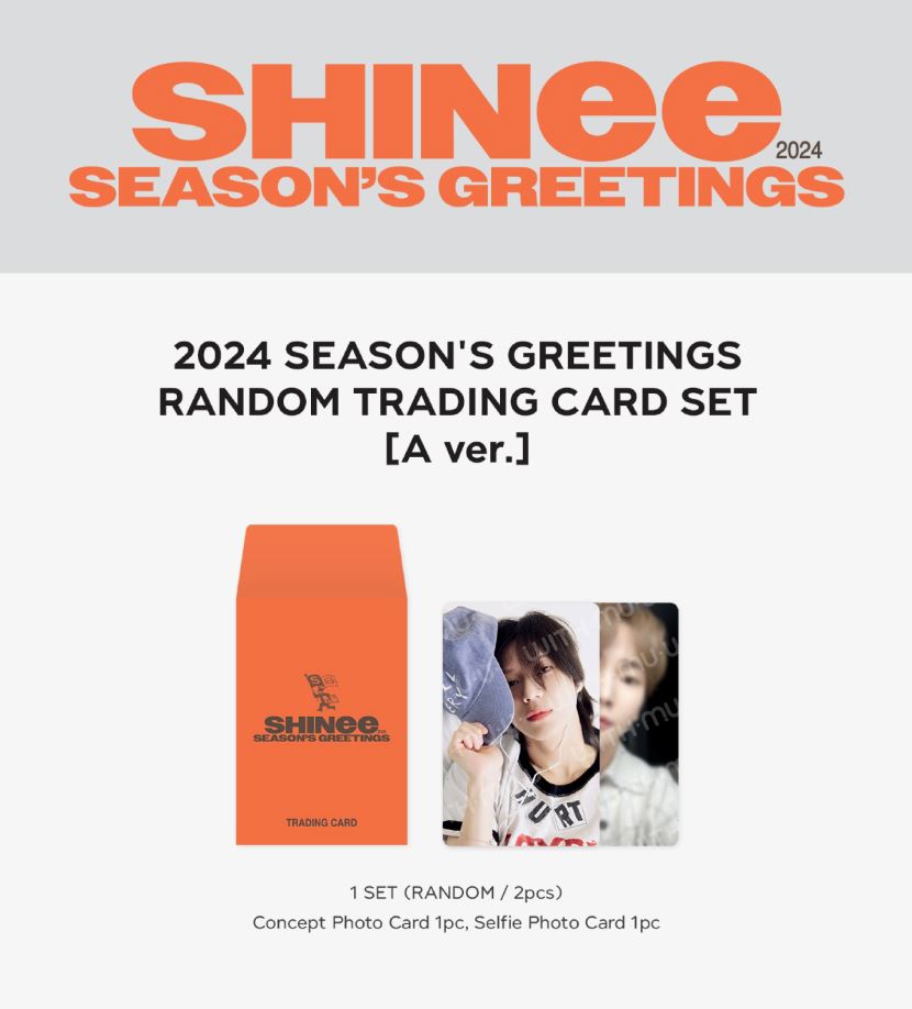 SHINEE - RANDOM TRADING CARD SET (2024 SEASON'S GREETINGS OFFICIAL MD) Nolae