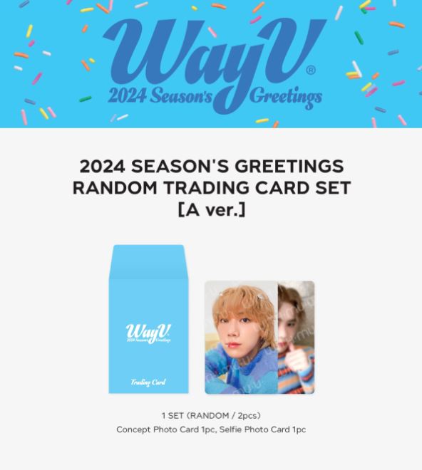 WAYV - RANDOM TRADING CARD SET (2024 SEASON'S GREETINGS OFFICIAL MD) Nolae