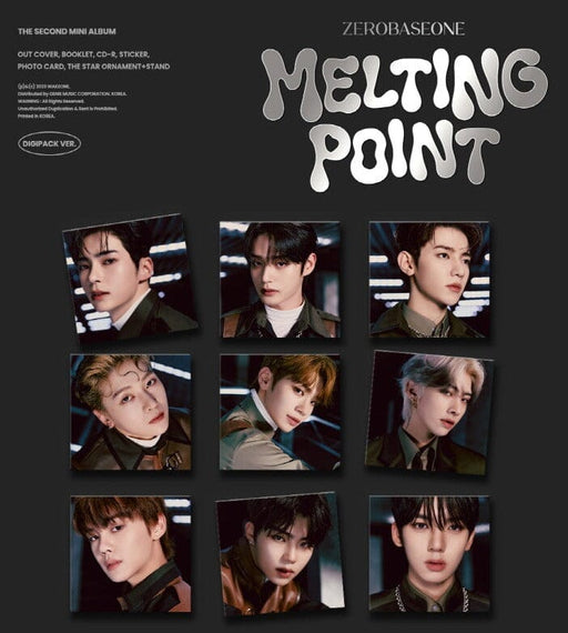 ZEROBASEONE - MELTING POINT (Digipack Ver.) + Makestar Photocard Nolae