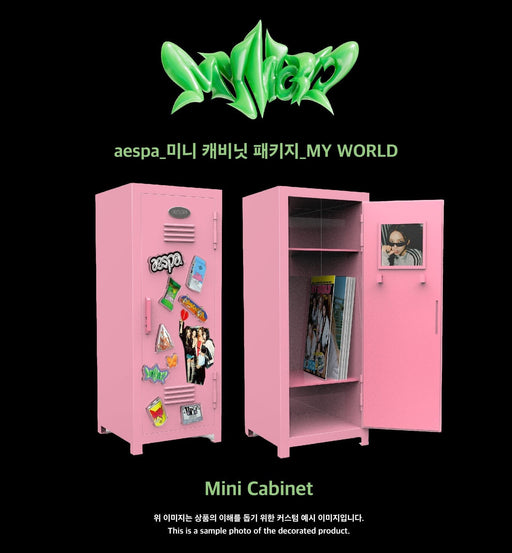 AESPA - MINI CABINET (PACKAGE_MYWORLD) Nolae Kpop