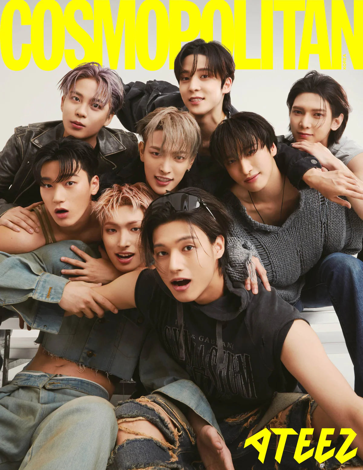 ATEEZ - COVER COSMOPOLITAN MAGAZINE (2023 AUGUST ISSUE) Nolae Kpop