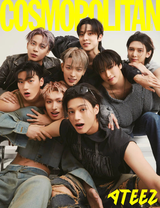 ATEEZ - COVER COSMOPOLITAN MAGAZINE (2023 AUGUST ISSUE) Nolae Kpop