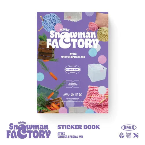 ATEEZ - [SNOWMAN FACTORY] MD [STICKER BOOK] Nolae Kpop